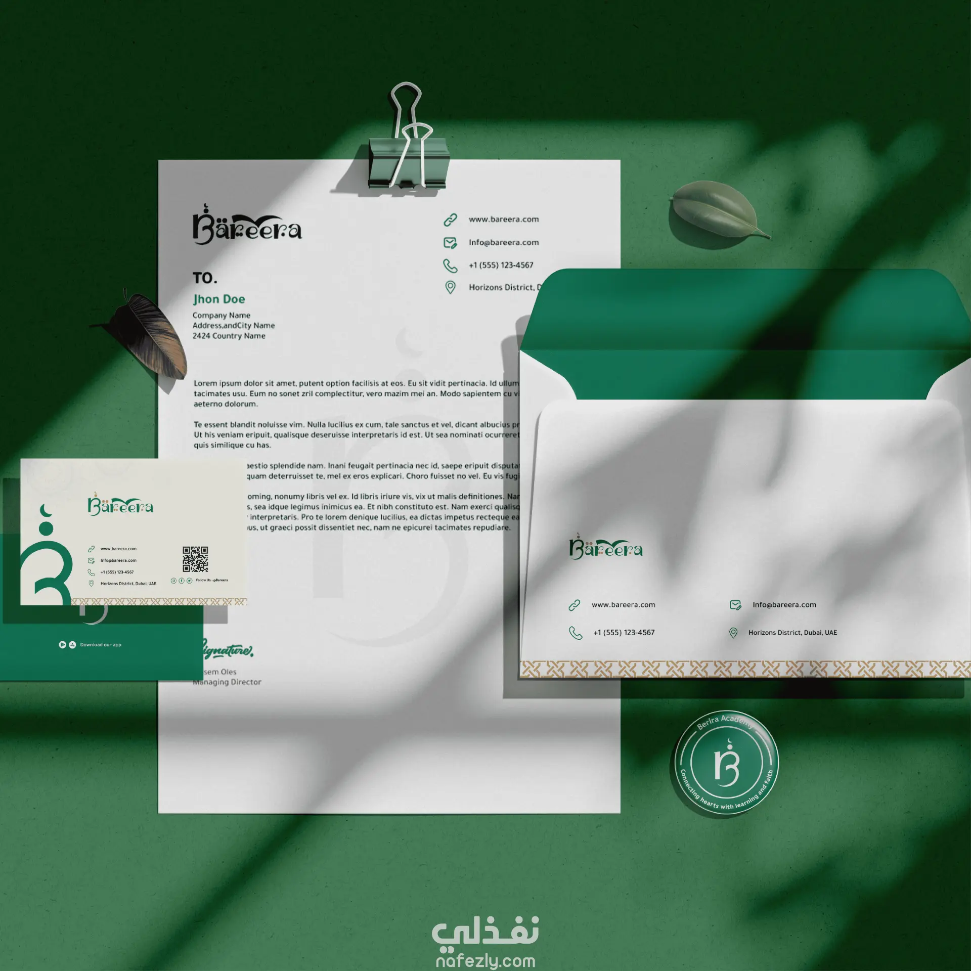 Bareera Academy Logo & Brand Identity