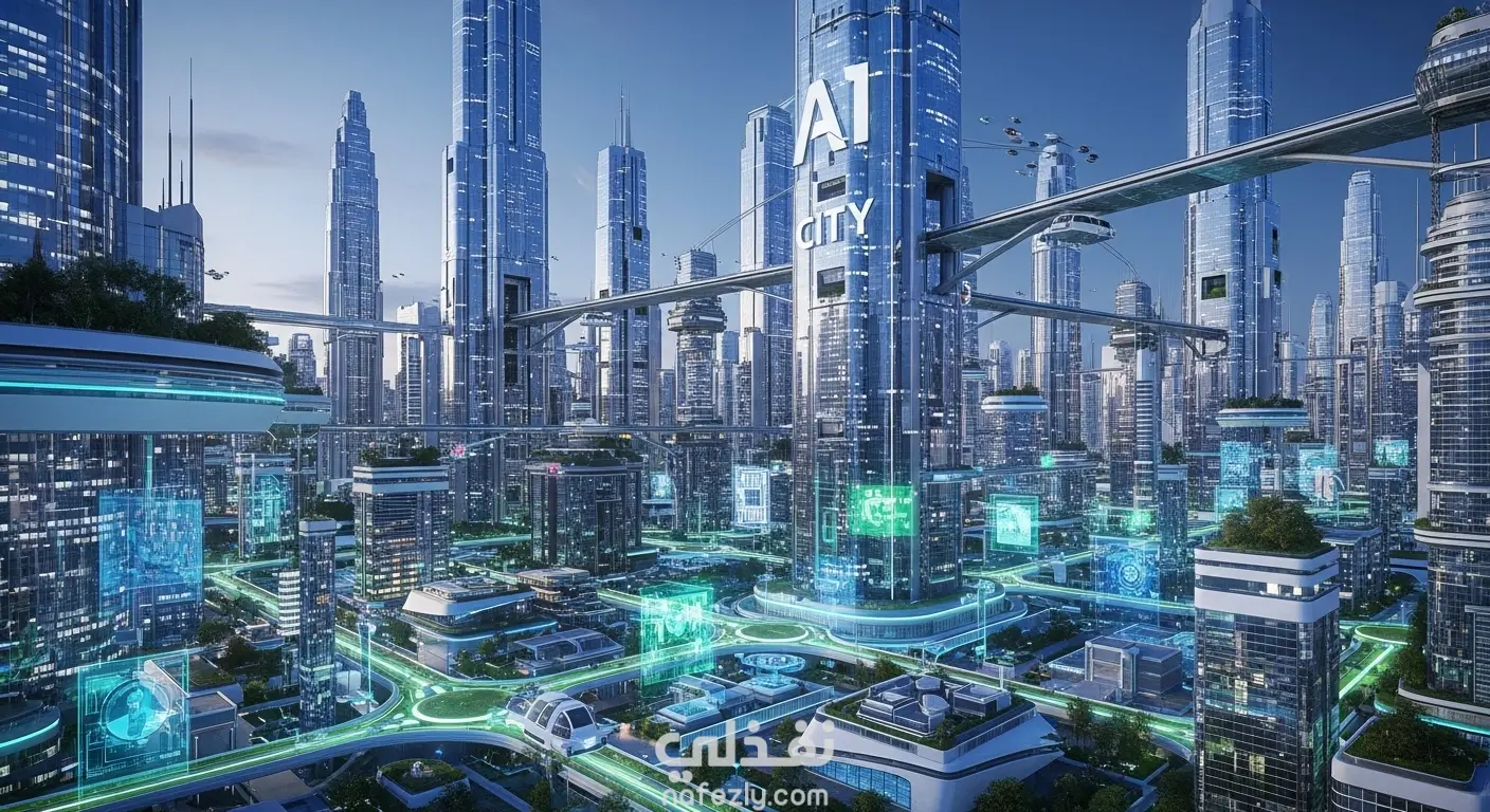 🎬 الذكاء الاصطناعي يصمم مدينة المستقبل عام 3000