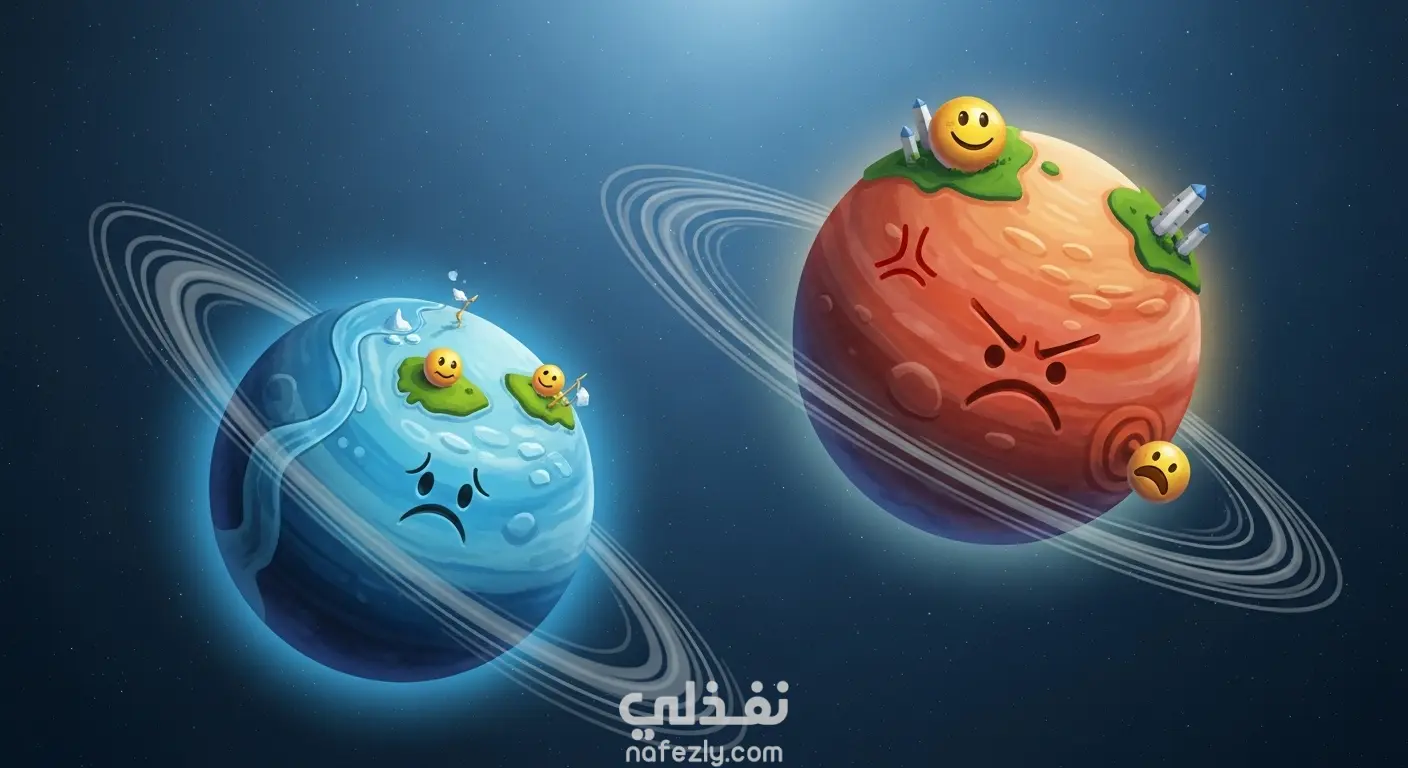 🪐 رحلة إلى كوكب من المشاعر — تجربة بصرية مذهلة