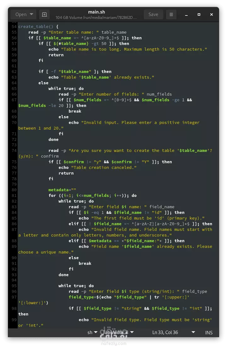 Creating A Searchable Database Using Bash Database management system using bash scripting | نفذلي
