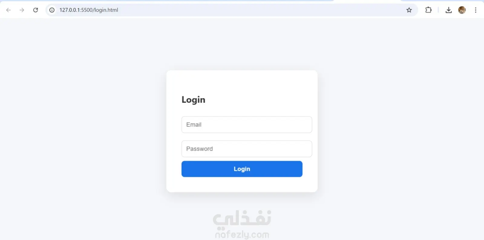 Login Page