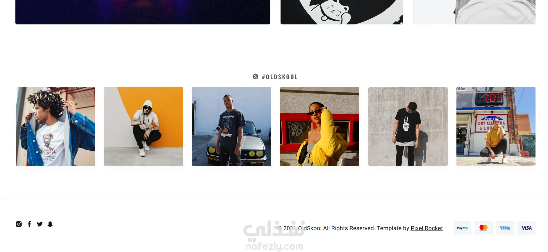 موقع ويب كامل لمتجر الكتروني