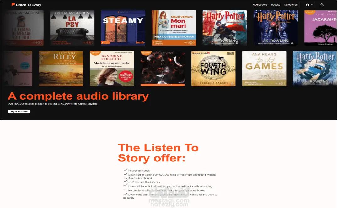 منصة كتب صوتية