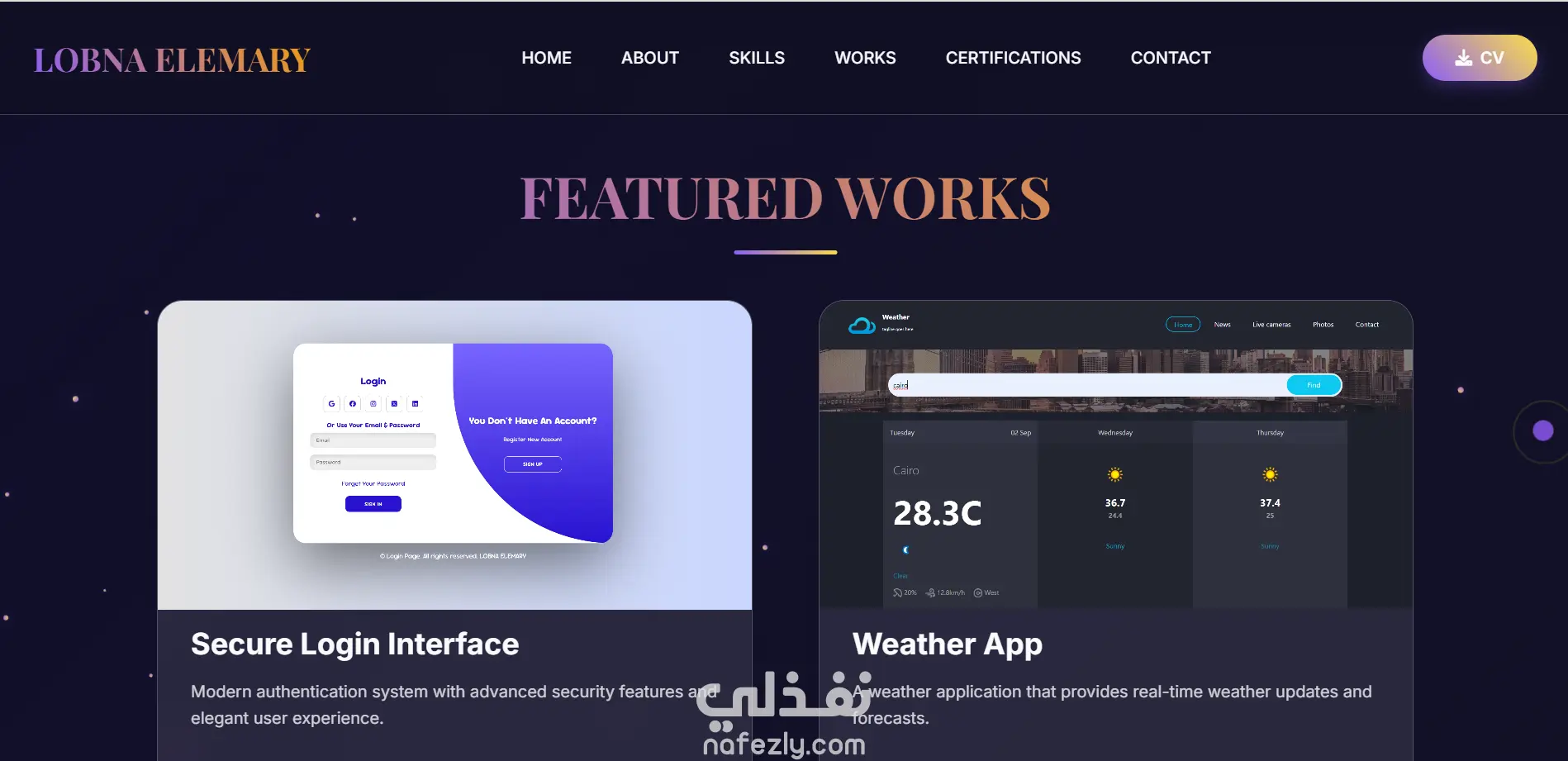 بورتفوليو احترافي