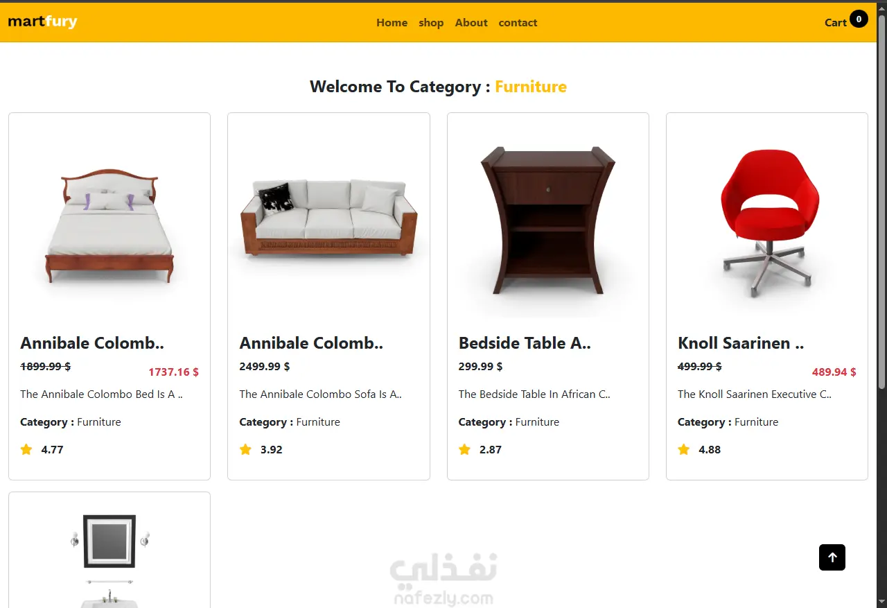 تصميم موقع تجارة إلكترونية احترافي لعرض وبيع المنتجات | E-commerce Website