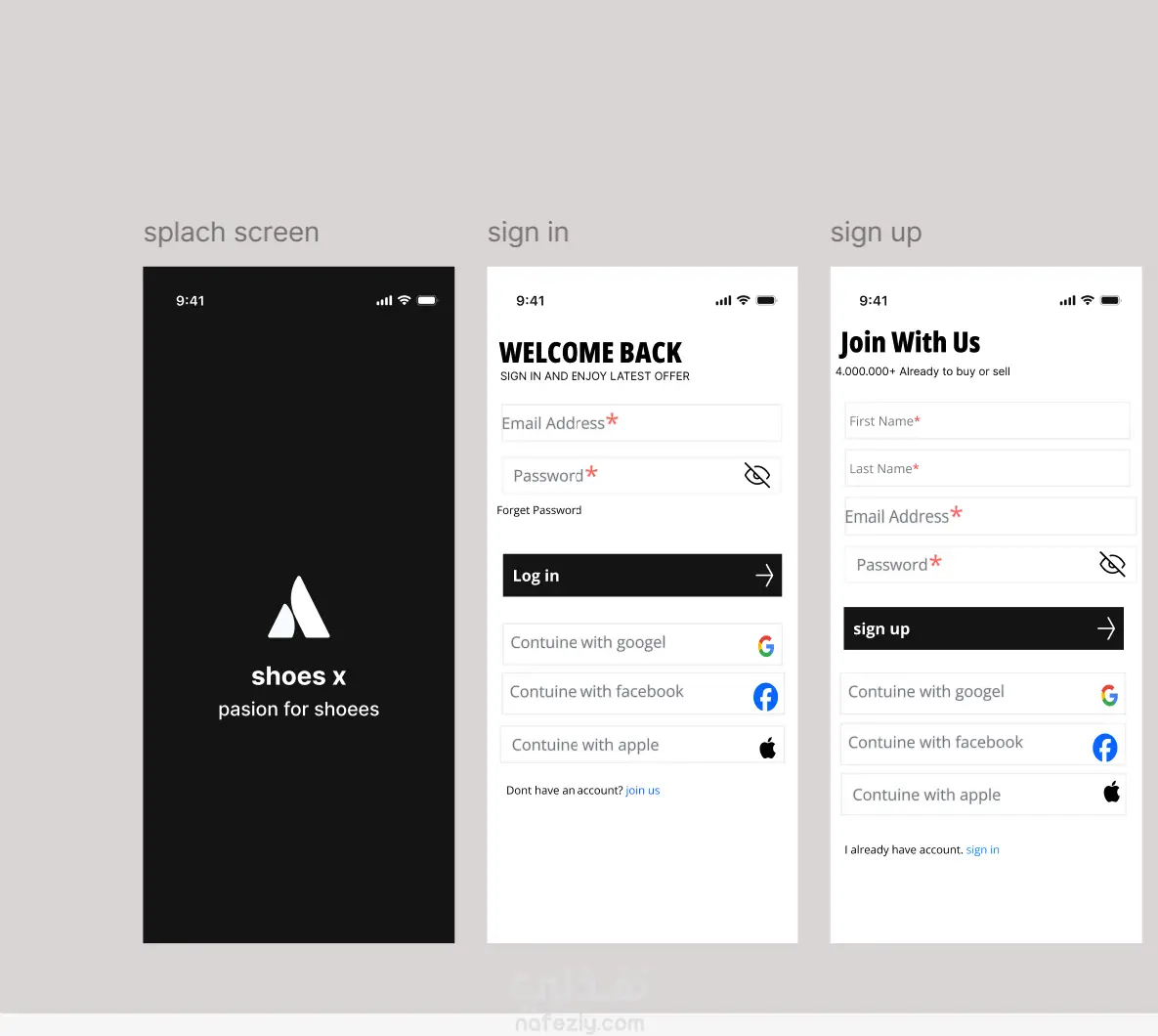 خدمة تصميم UI/UX مخصصة لموقعك أو تطبيقك