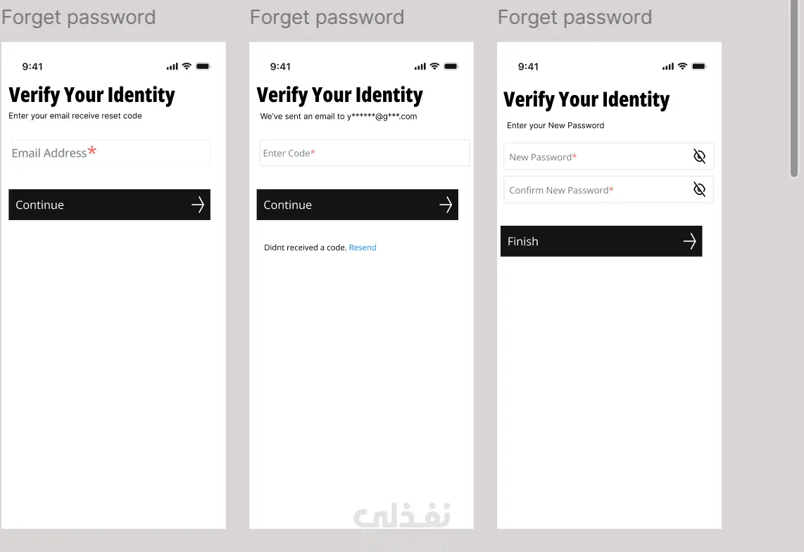 خدمة تصميم UI/UX مخصصة لموقعك أو تطبيقك