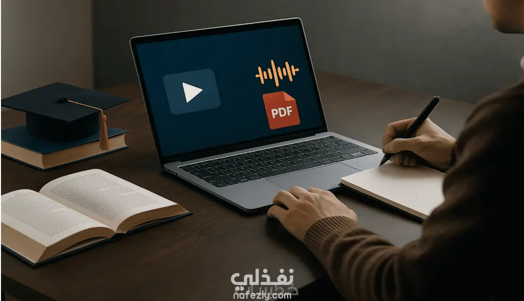 تفريغ محتوي فيديو تعليمي