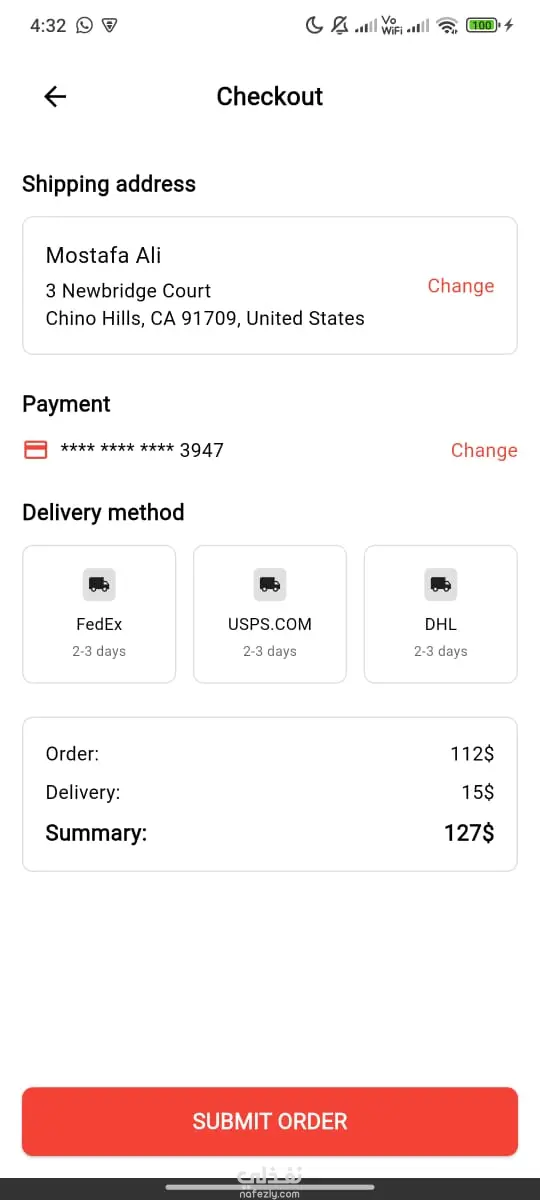 E-Commerce Fashion App | تطبيق تجارة إلكترونية للأزياء