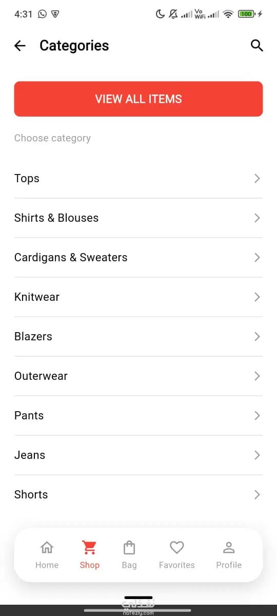 E-Commerce Fashion App | تطبيق تجارة إلكترونية للأزياء
