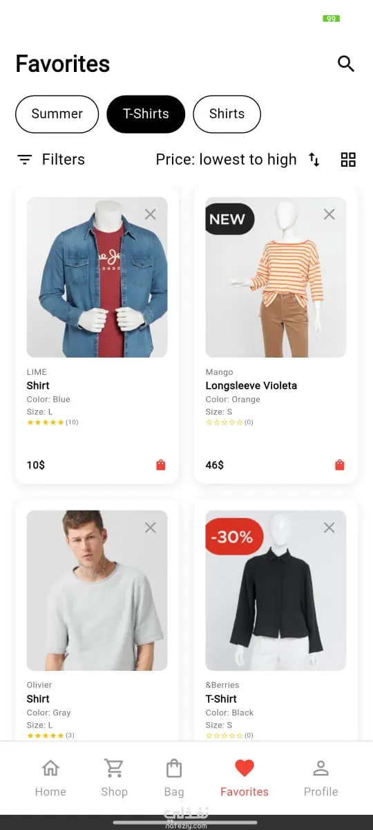 E-Commerce Fashion App | تطبيق تجارة إلكترونية للأزياء