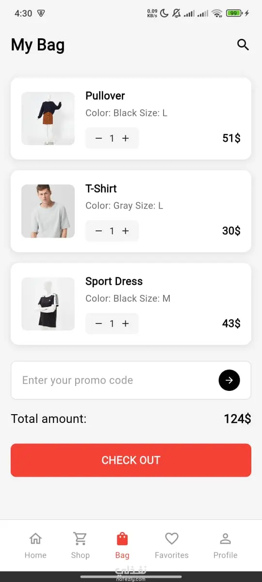 E-Commerce Fashion App | تطبيق تجارة إلكترونية للأزياء