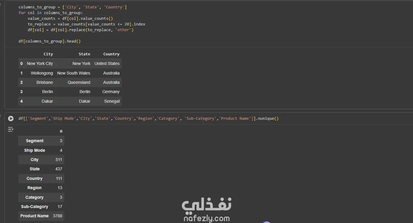 انشاء نماذج machine learning(ml) وتخليل وتنظيف البيانات