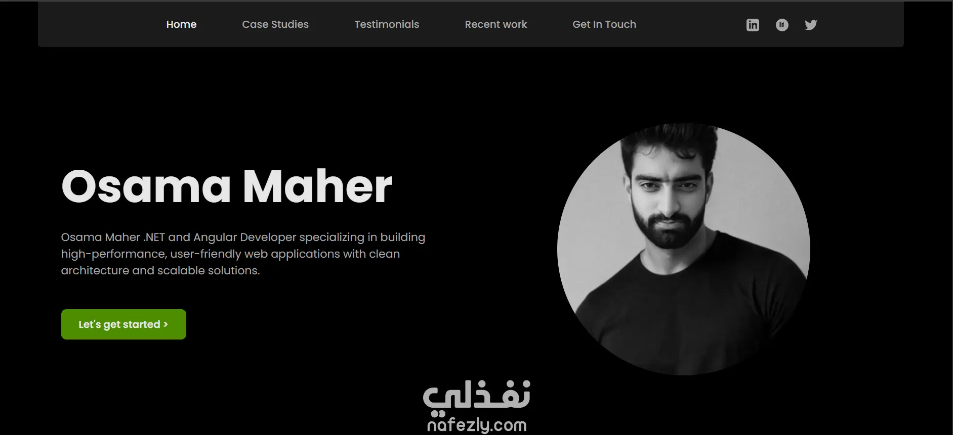 تصميم وبرمجة بورتفوليو عصري وجذاب لعرض أعمالك باحترافية