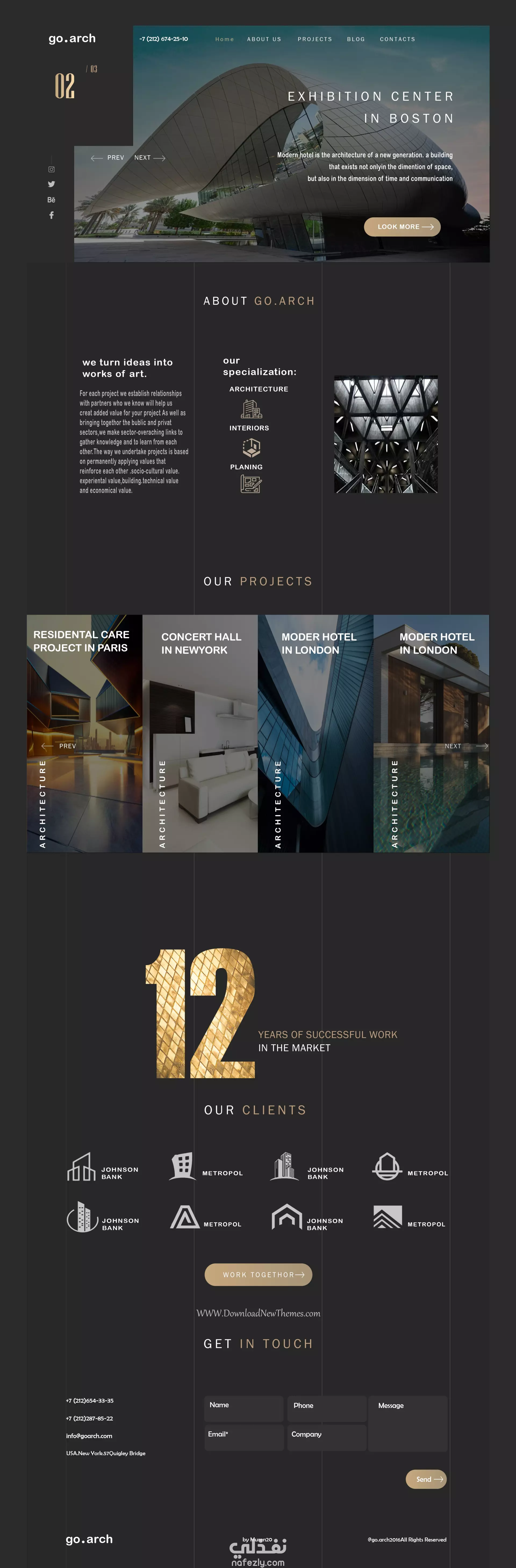 go.arch website