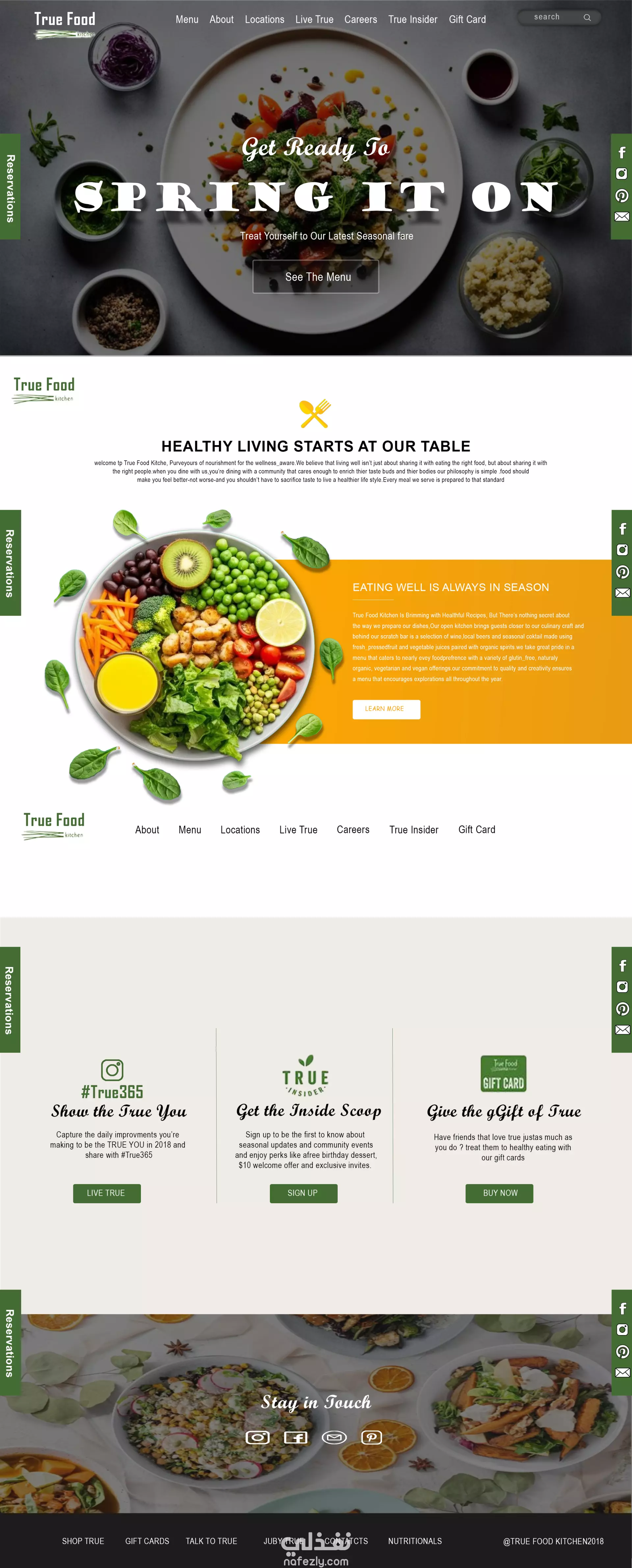True food kitchen website