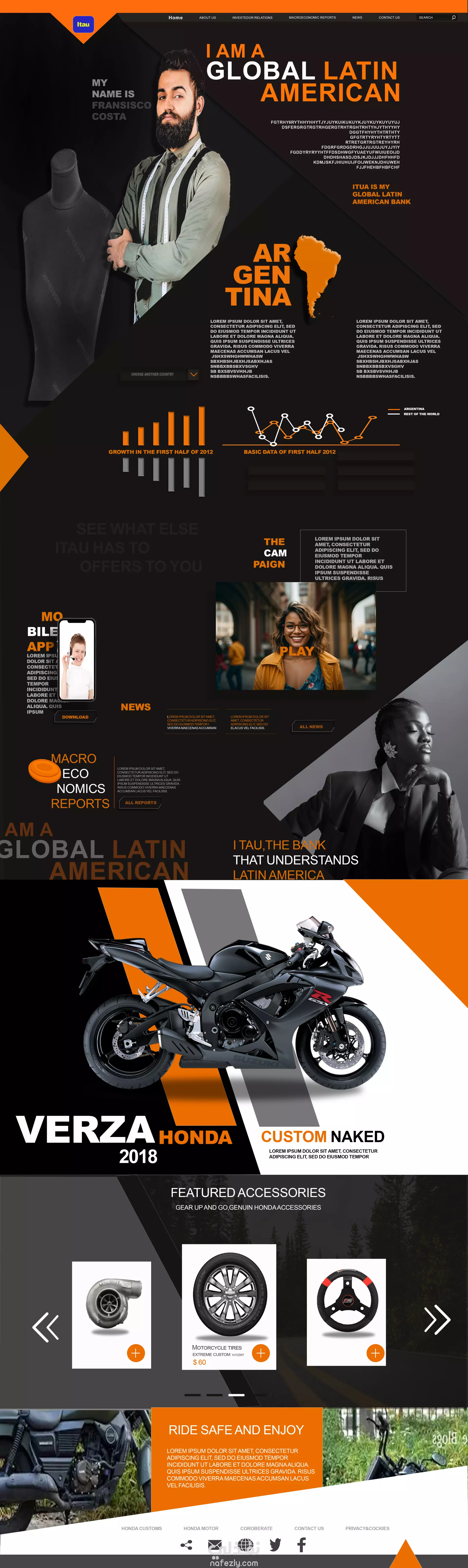 Itaú bank website