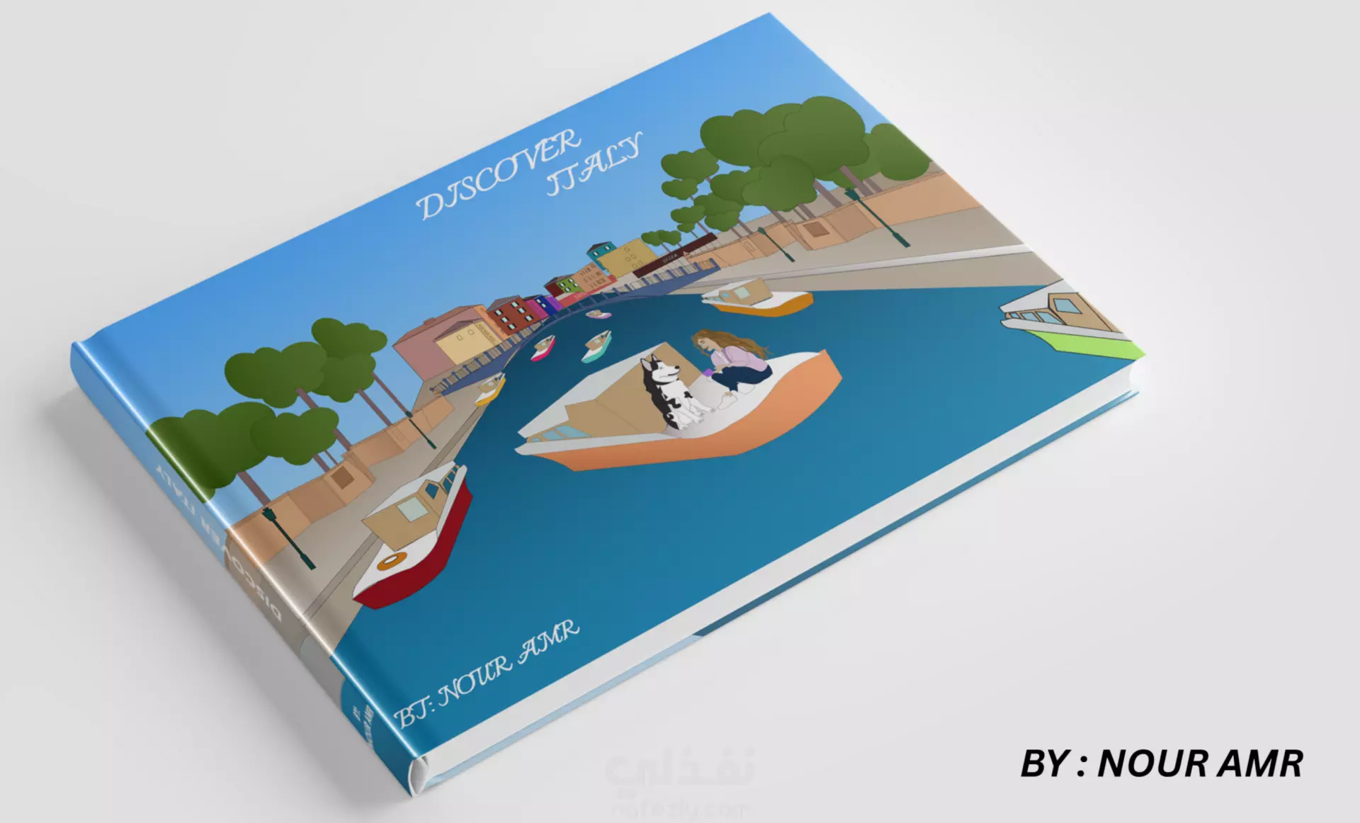 تصميم غلاف كتاب يعكس محتوى كتابك ويجذب القارئ (vector art)