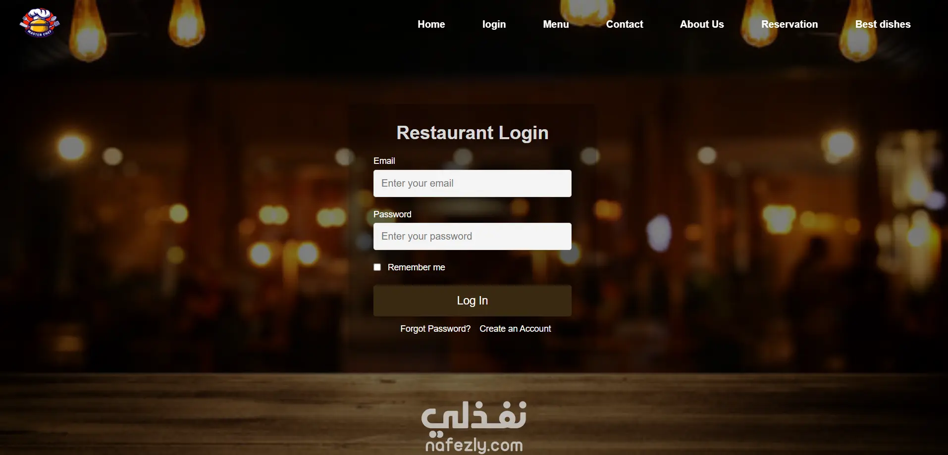 واجهة موقع إلكتروني احترافية باستخدام HTML وCSS وJavaScript