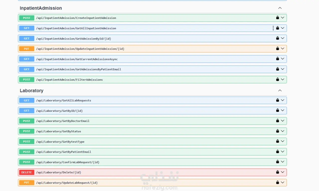Hospital System Web API