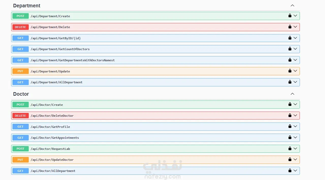 Hospital System Web API