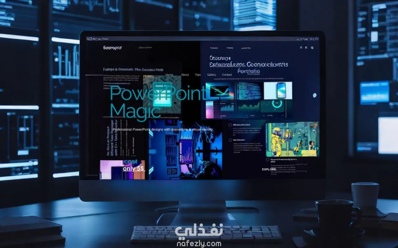 مصمم عروض PowerPoint احترافية (مؤسسية – تعليمية – أكاديمية – مسابقات) بإخراج متميز وأسلوب احترافي