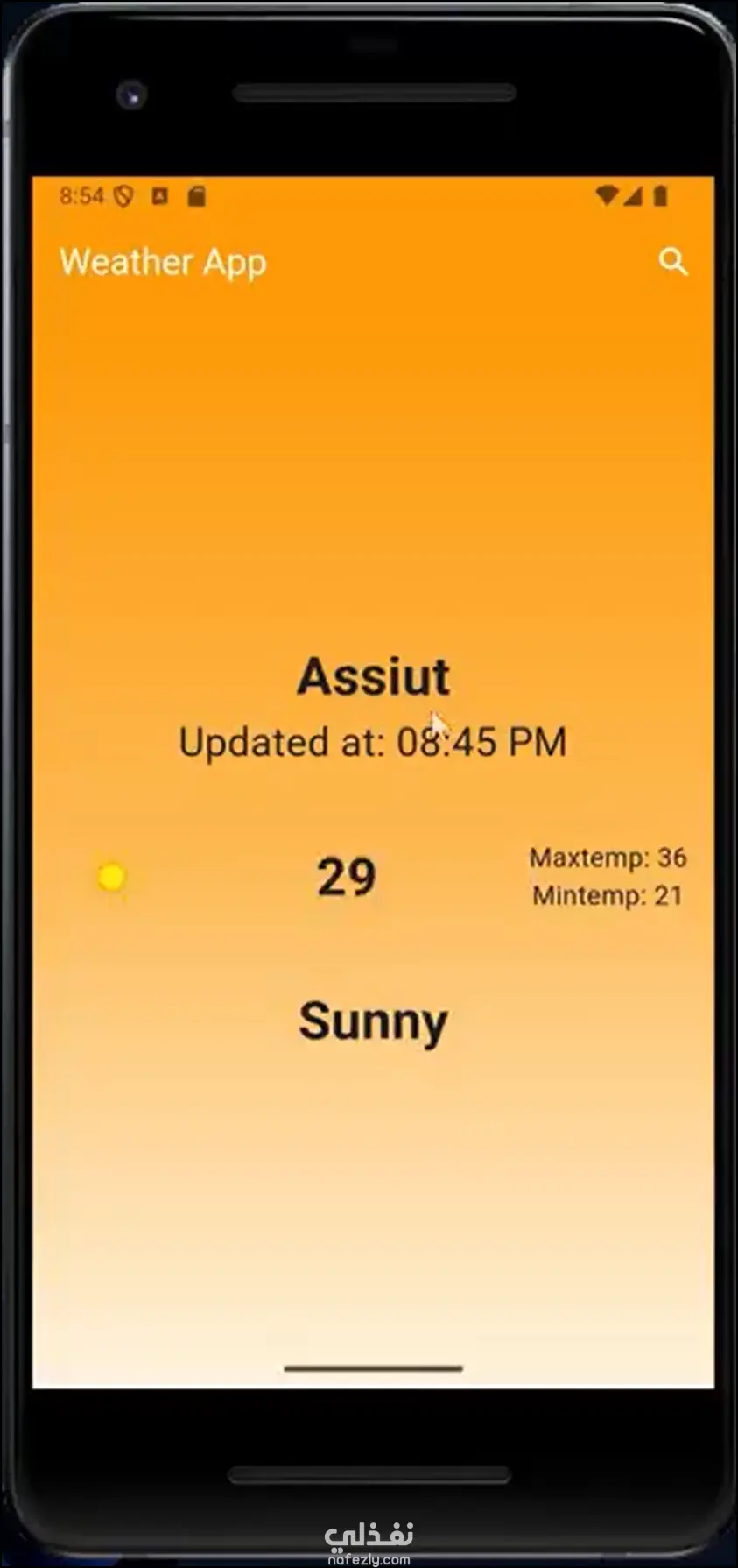 تطبيق الطقس الاحترافي Weather Forecast App – مطوّر باستخدام Flutter
