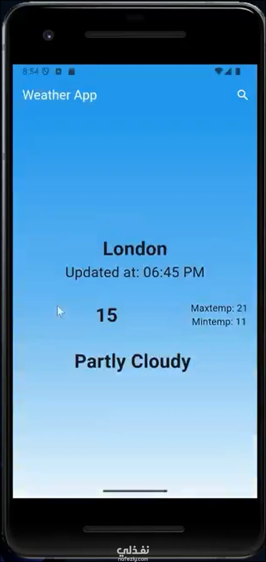 تطبيق الطقس الاحترافي Weather Forecast App – مطوّر باستخدام Flutter