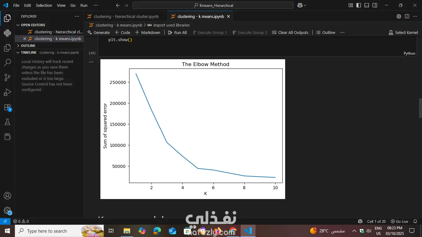 نظام تحليل بيانات وتعلم آلي باستخدام Python و BI