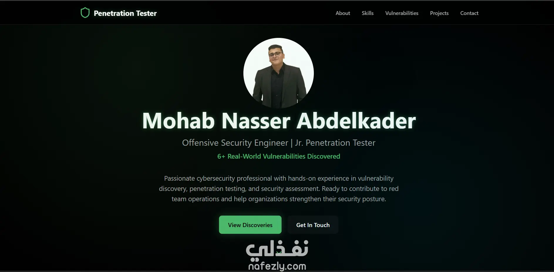 تصميم بورتفليو إحترافي