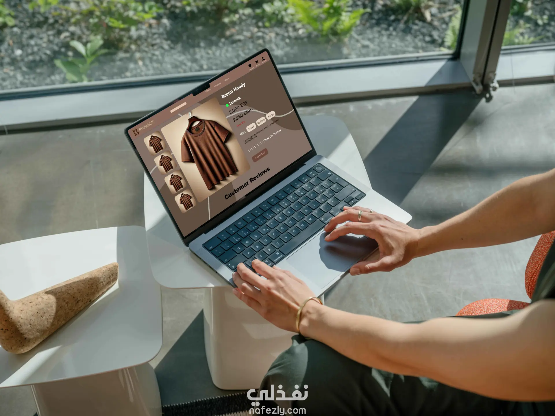 مشروع براونيز – متجر ملابس وإكسسوارات بألوان طبيعية