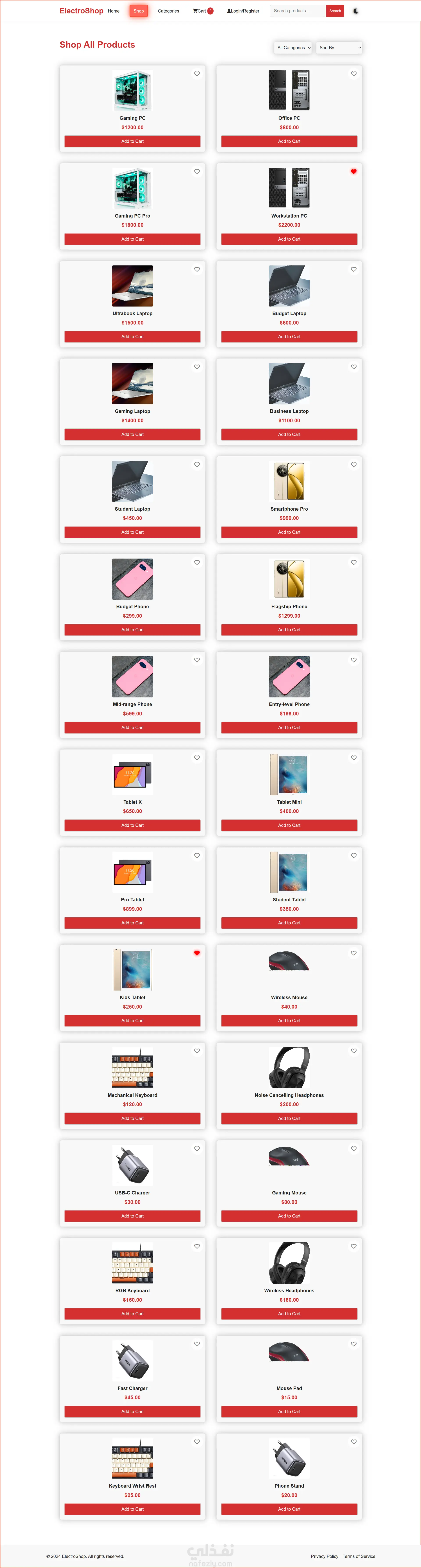 (E-Commerce) ElectroShop