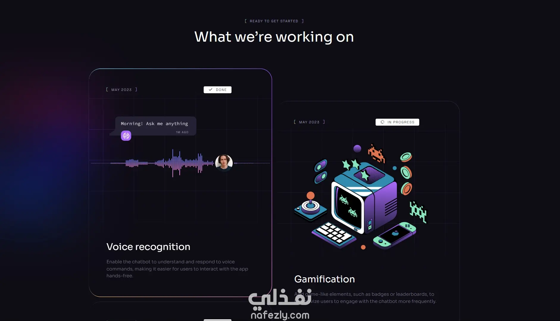 واجهة مستخدم عصرية ومبتكرة (UI/UX) لموقع تقني - Brainwave