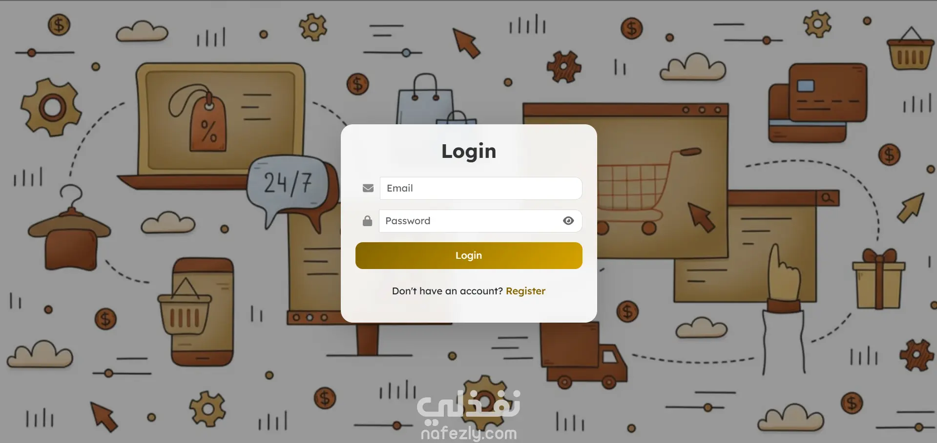 موقع تفصيل وبيع الملابس أونلاين (E-commerce Tailor Website)