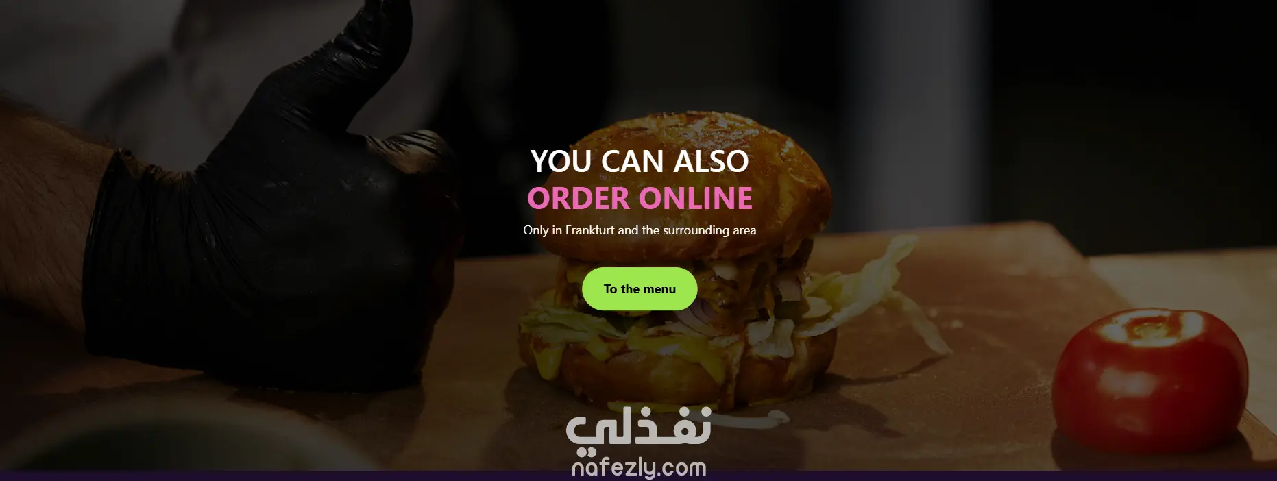 تصميم وتطوير موقع مطعم احترافي متكامل يعرض المنيو والتفاصيل والأسعار