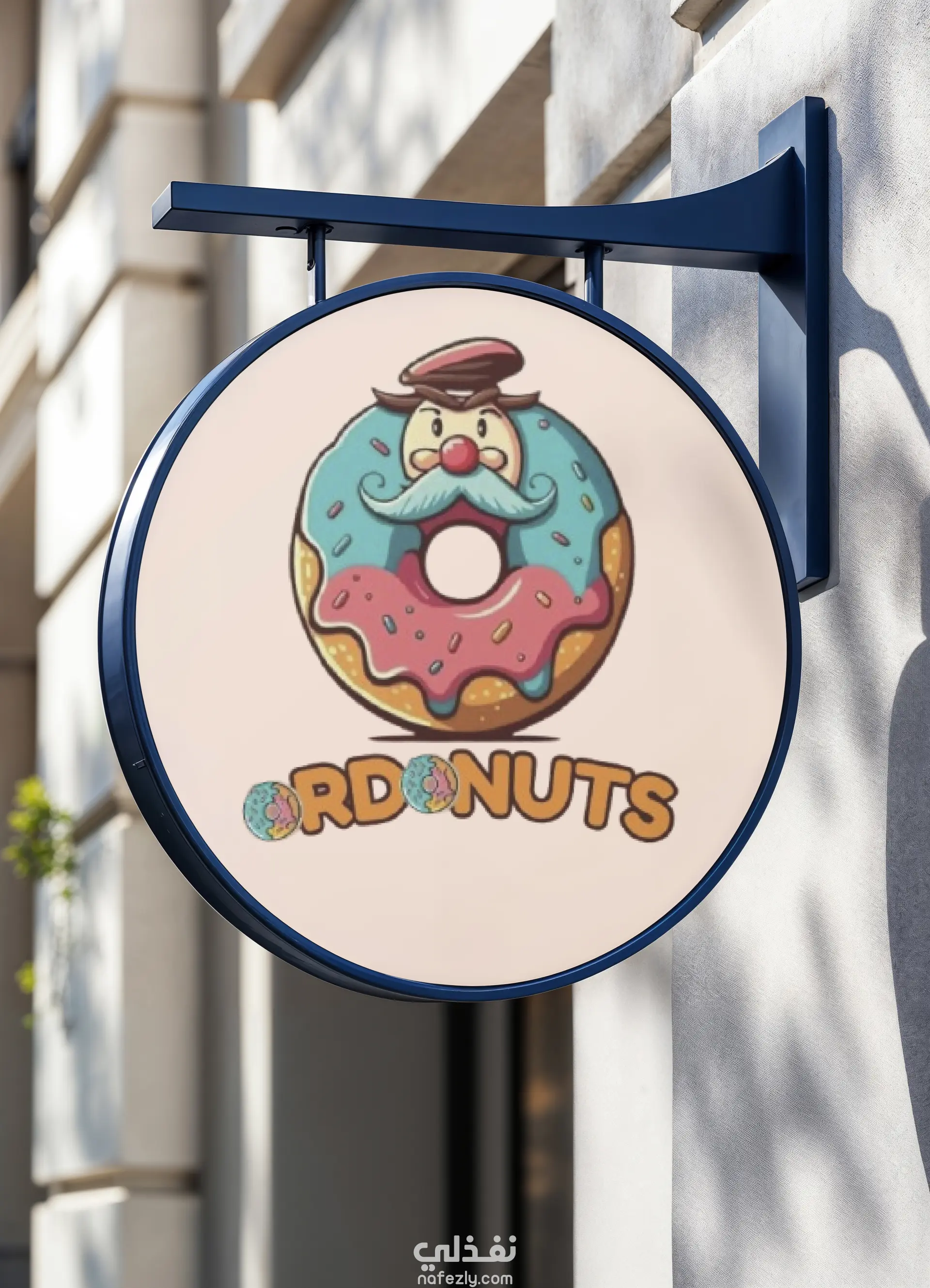 تصميم لوجو لمحل دونات