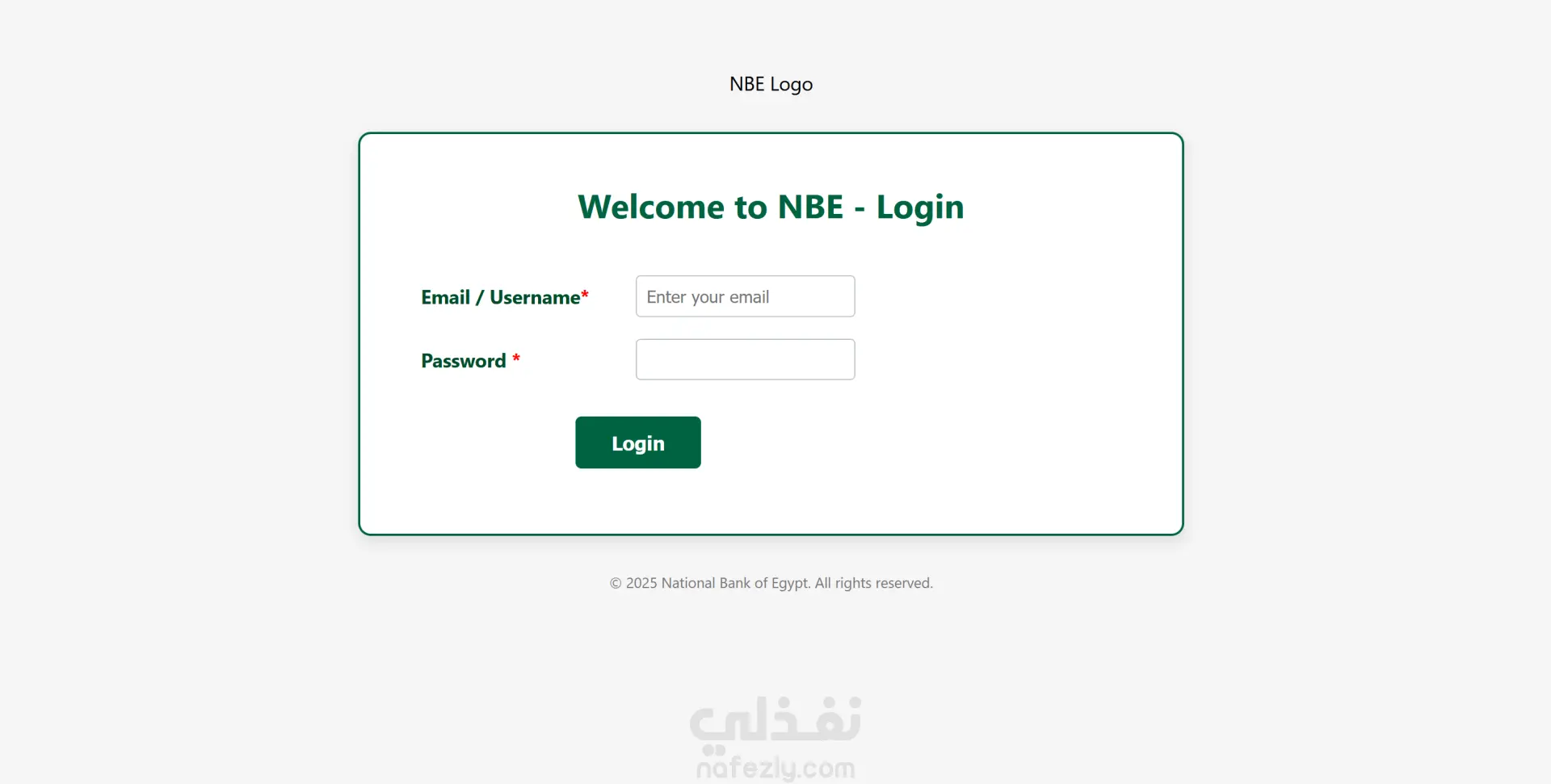 NBE Banking Management System