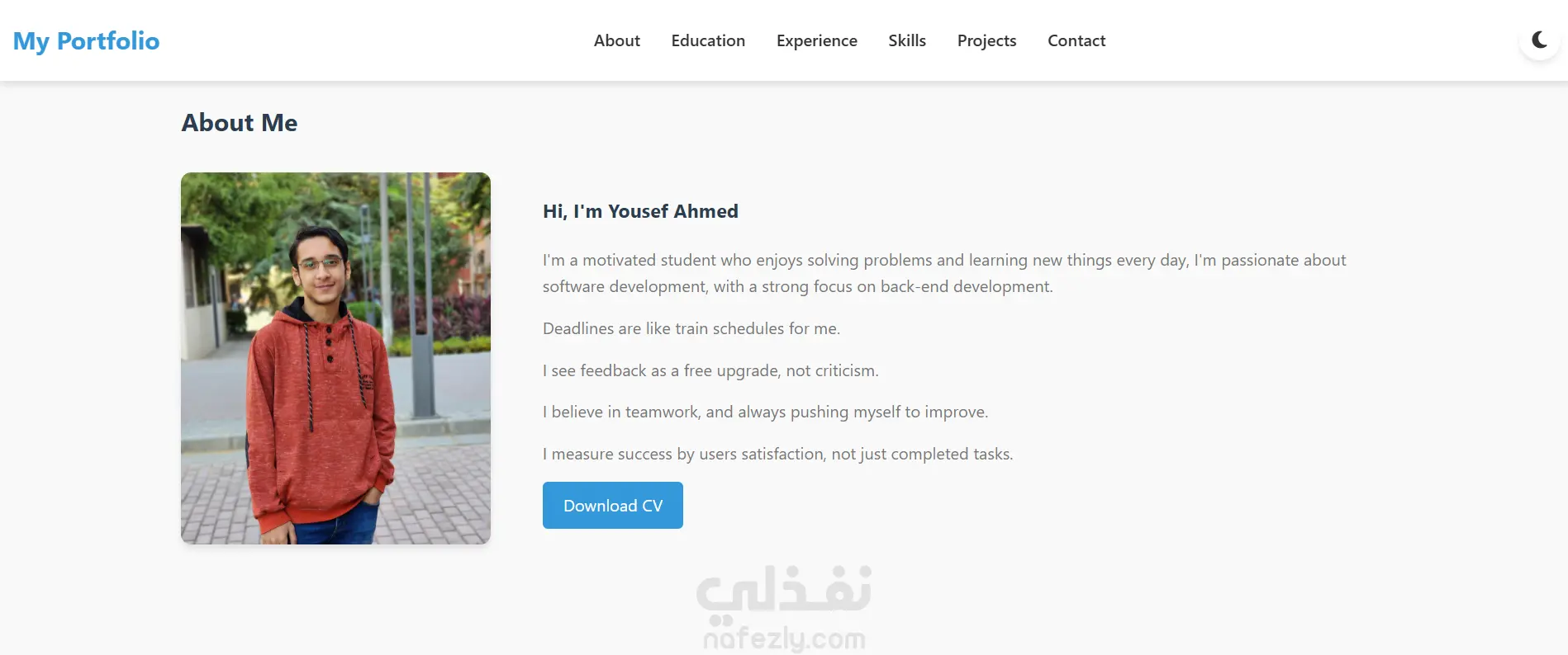 My Portfolio website