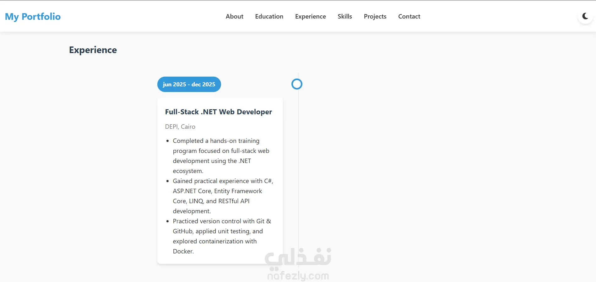 My Portfolio website
