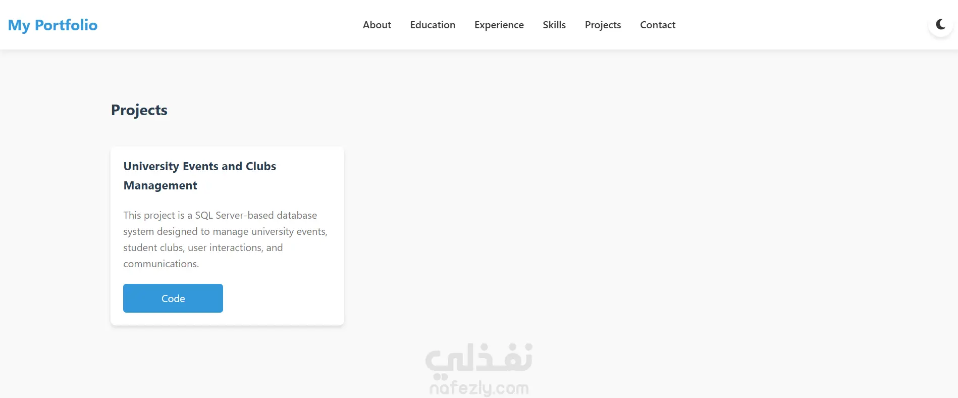 My Portfolio website