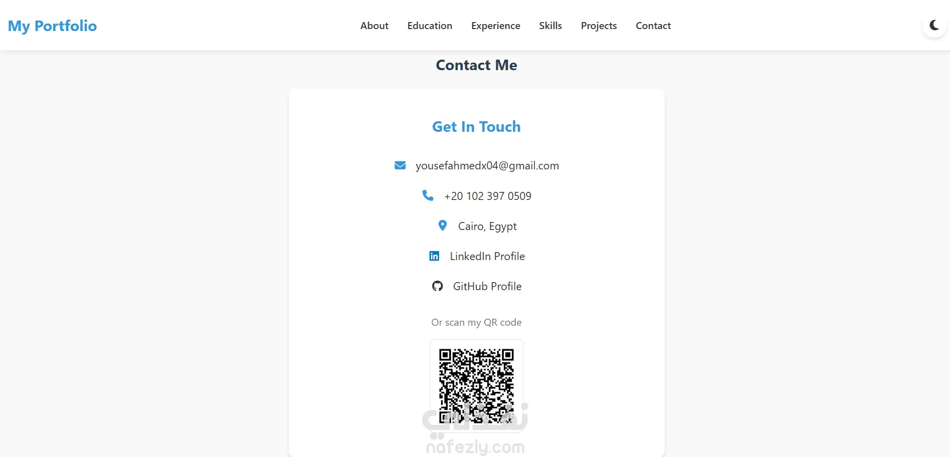 My Portfolio website