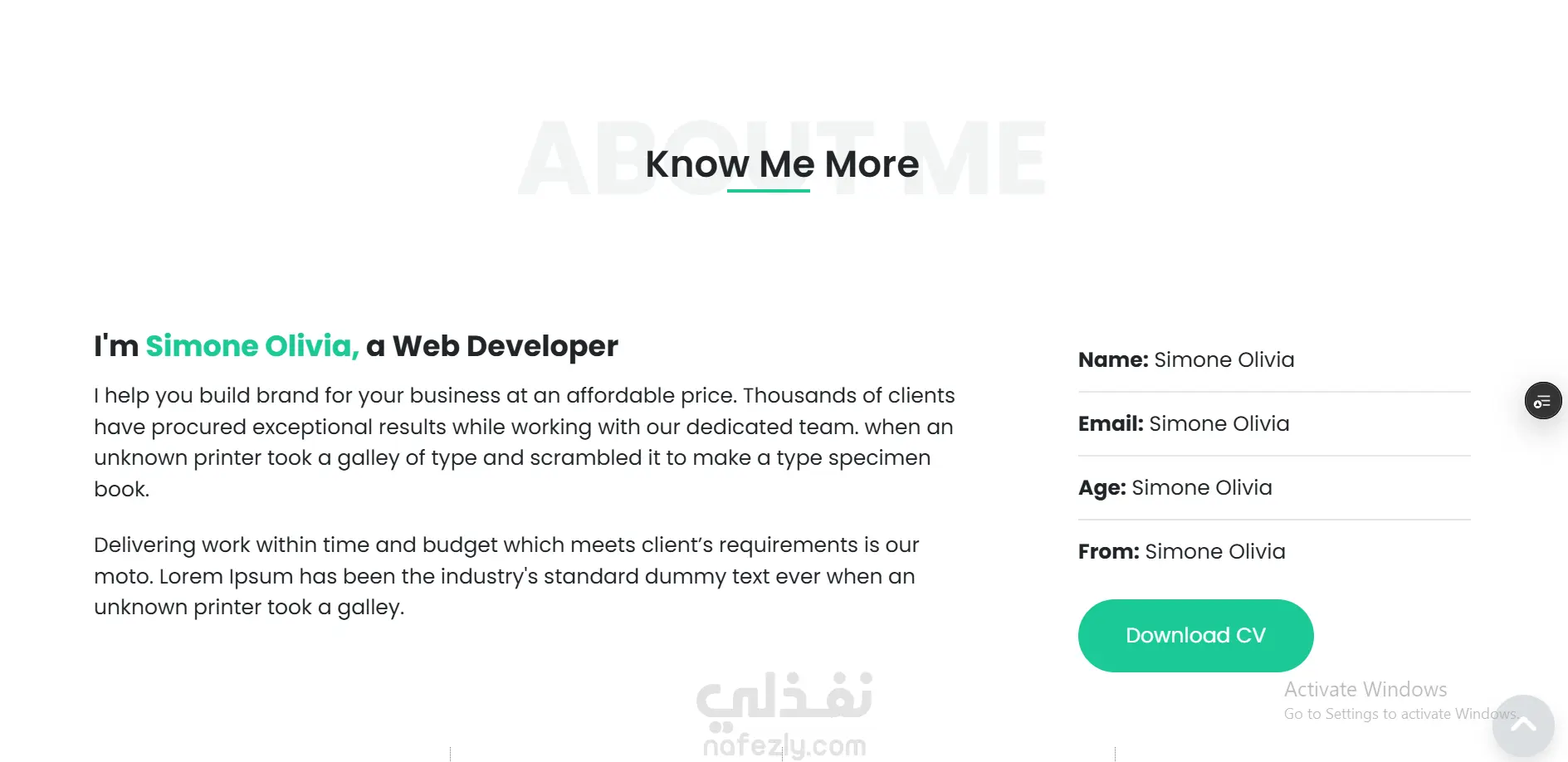 Portfolio Template