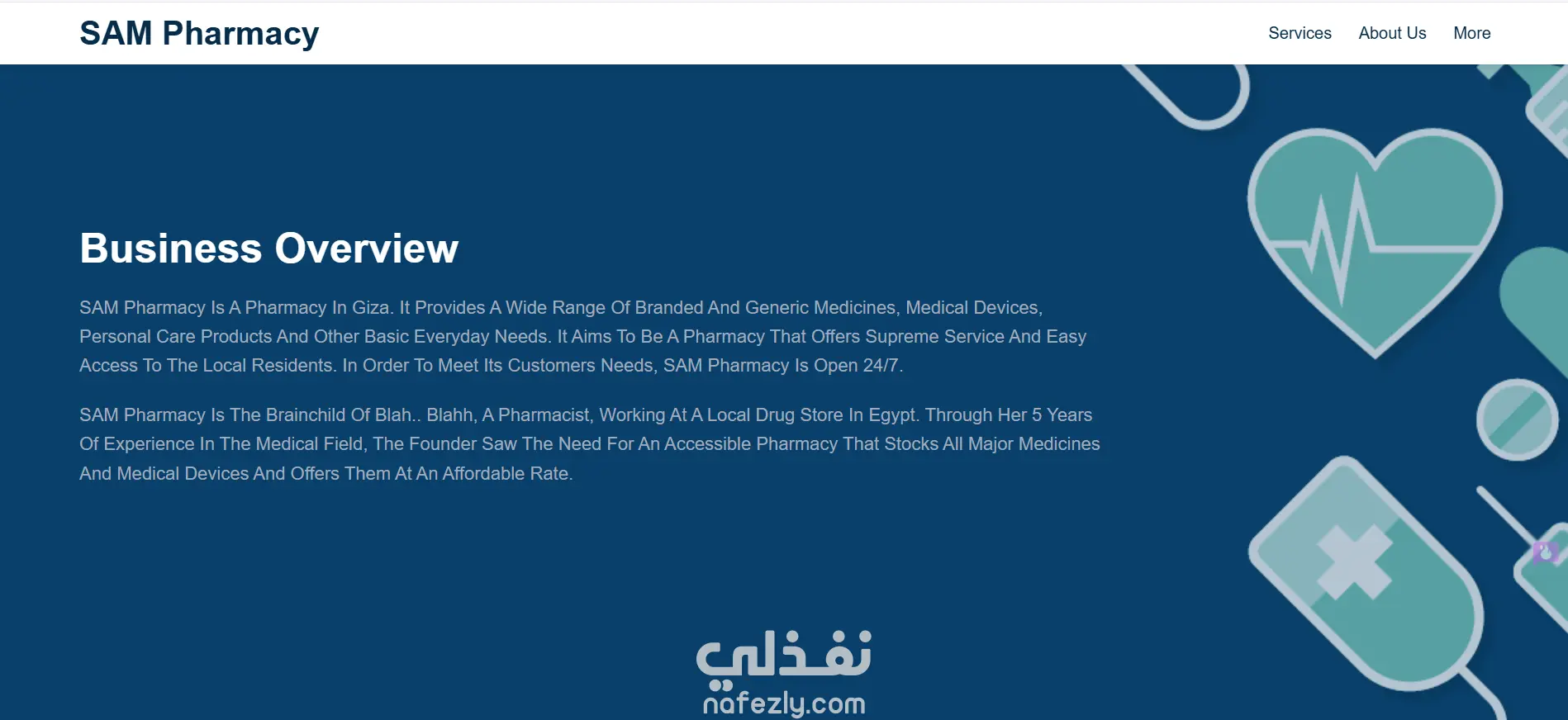موقع بيع الكترونى باستخدام HTML, CSS , JS, BootStrap