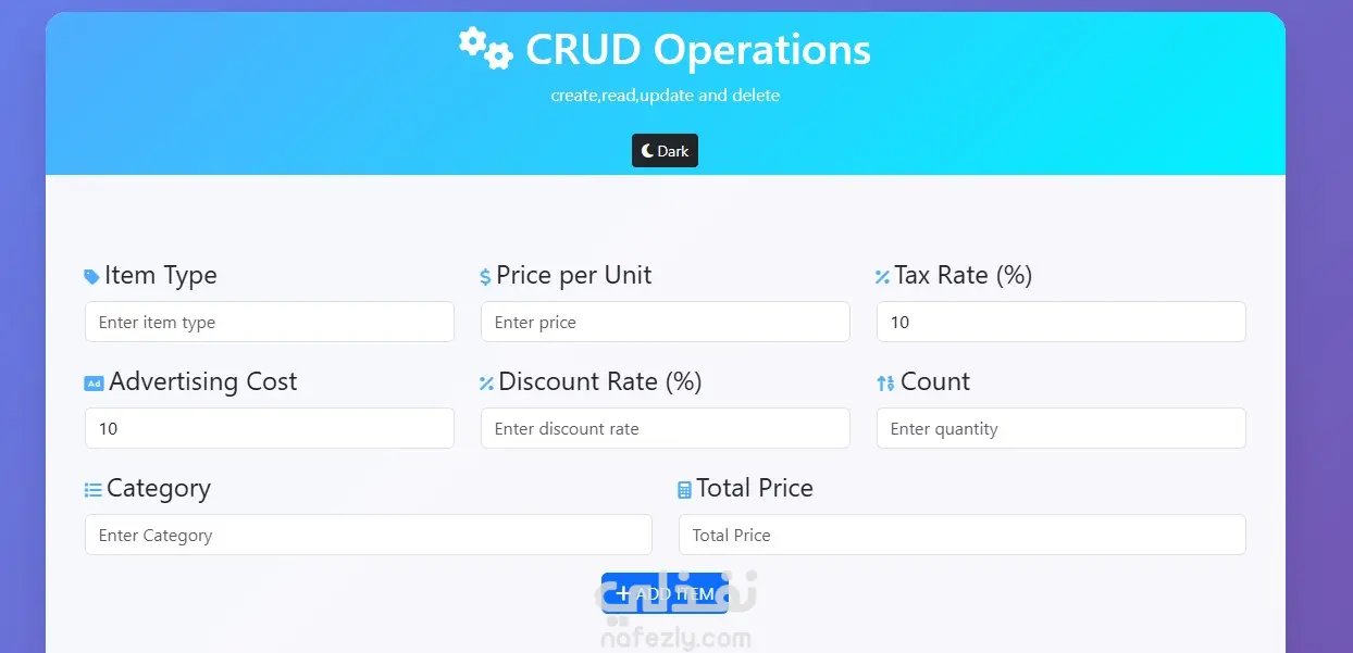CRUD Operations App Using React