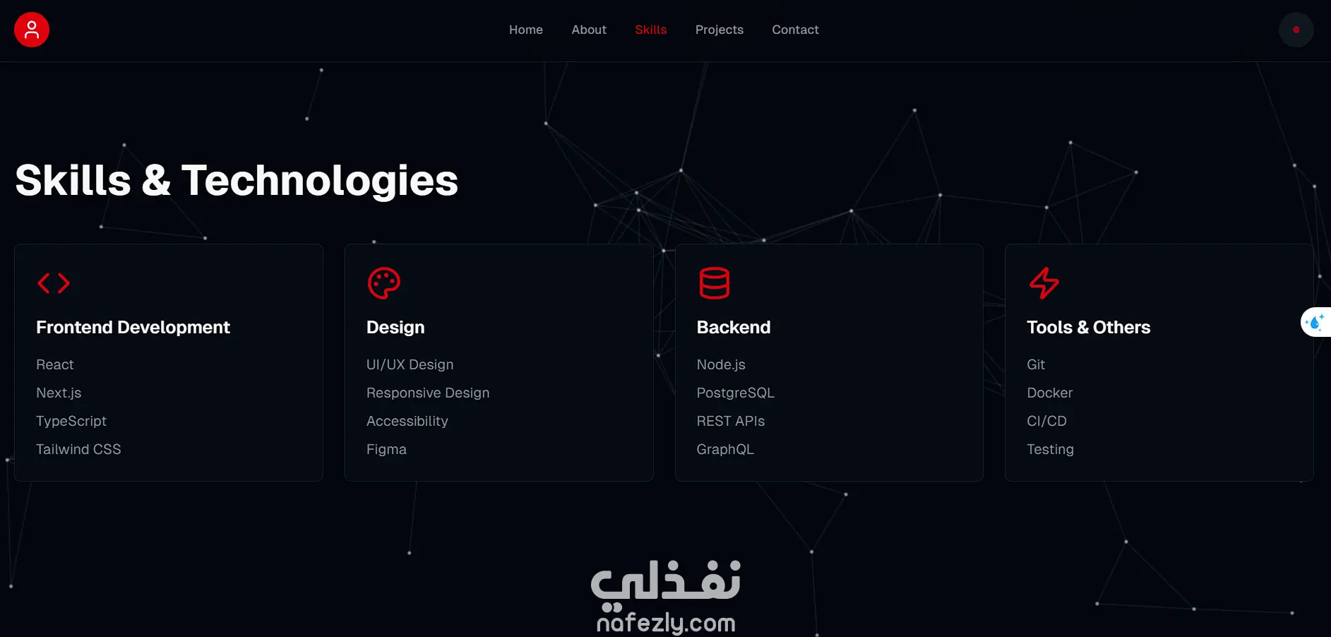 عمل بورتفوليو احترافي يعرض أعمالك Website Portfolio