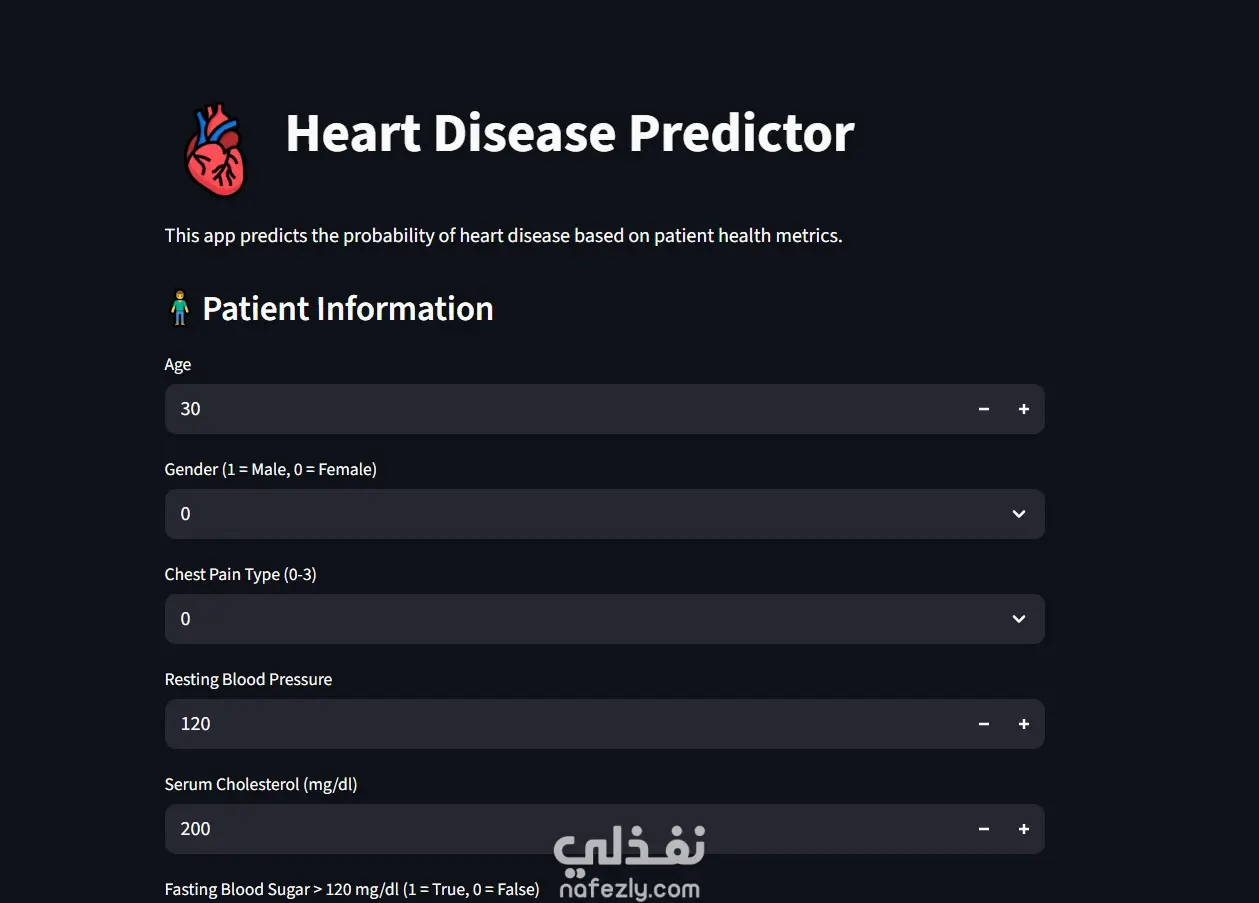 Heart Disease Prediction using Machine Learning