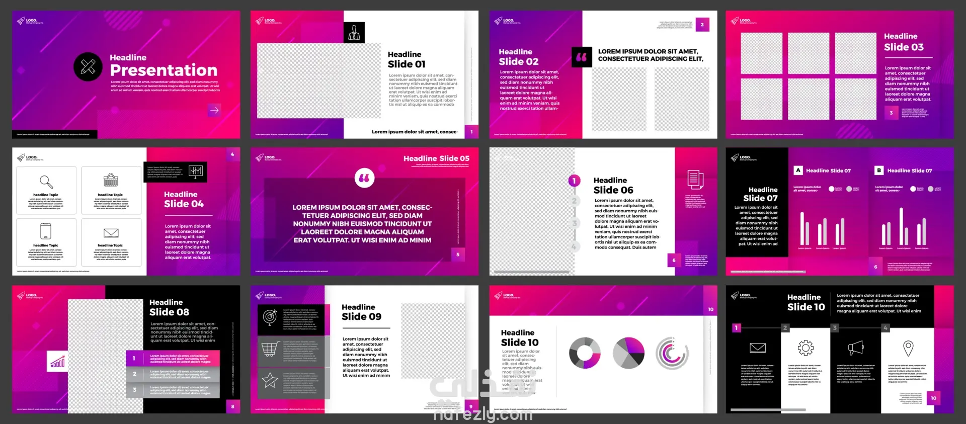 تصميم عروض تقديمية احترافية و عالية الجودة بواسطة (PowerPoint و Canva)