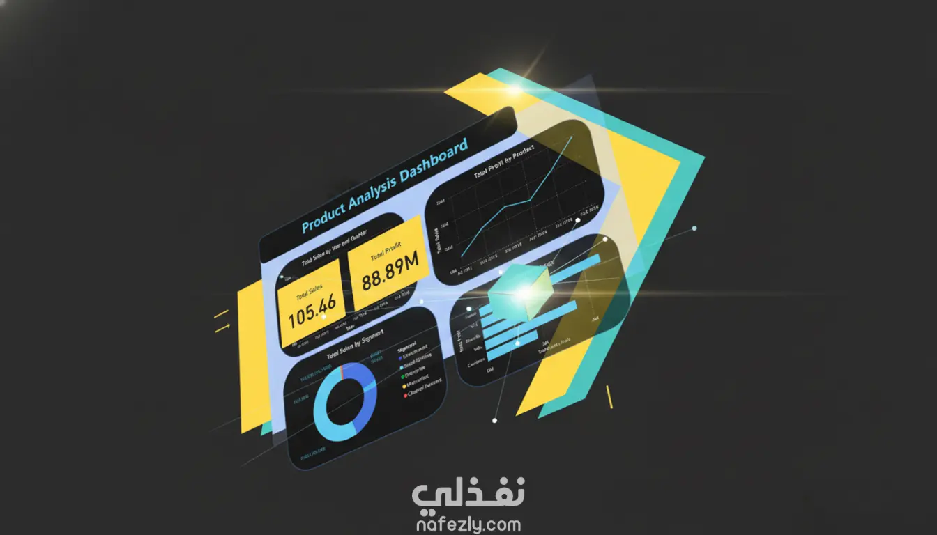 لوحة تحكم تفاعلية لتحليل أداء المنتجات (Product Analysis Dashboard)