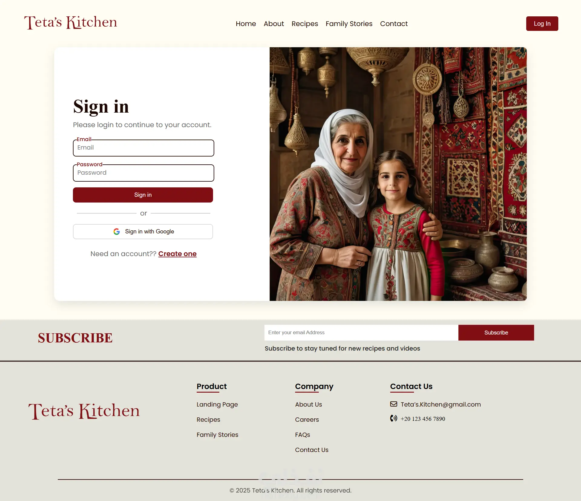 Teta’s Kitchen – منصة رقمية لحفظ وصفات العائلة