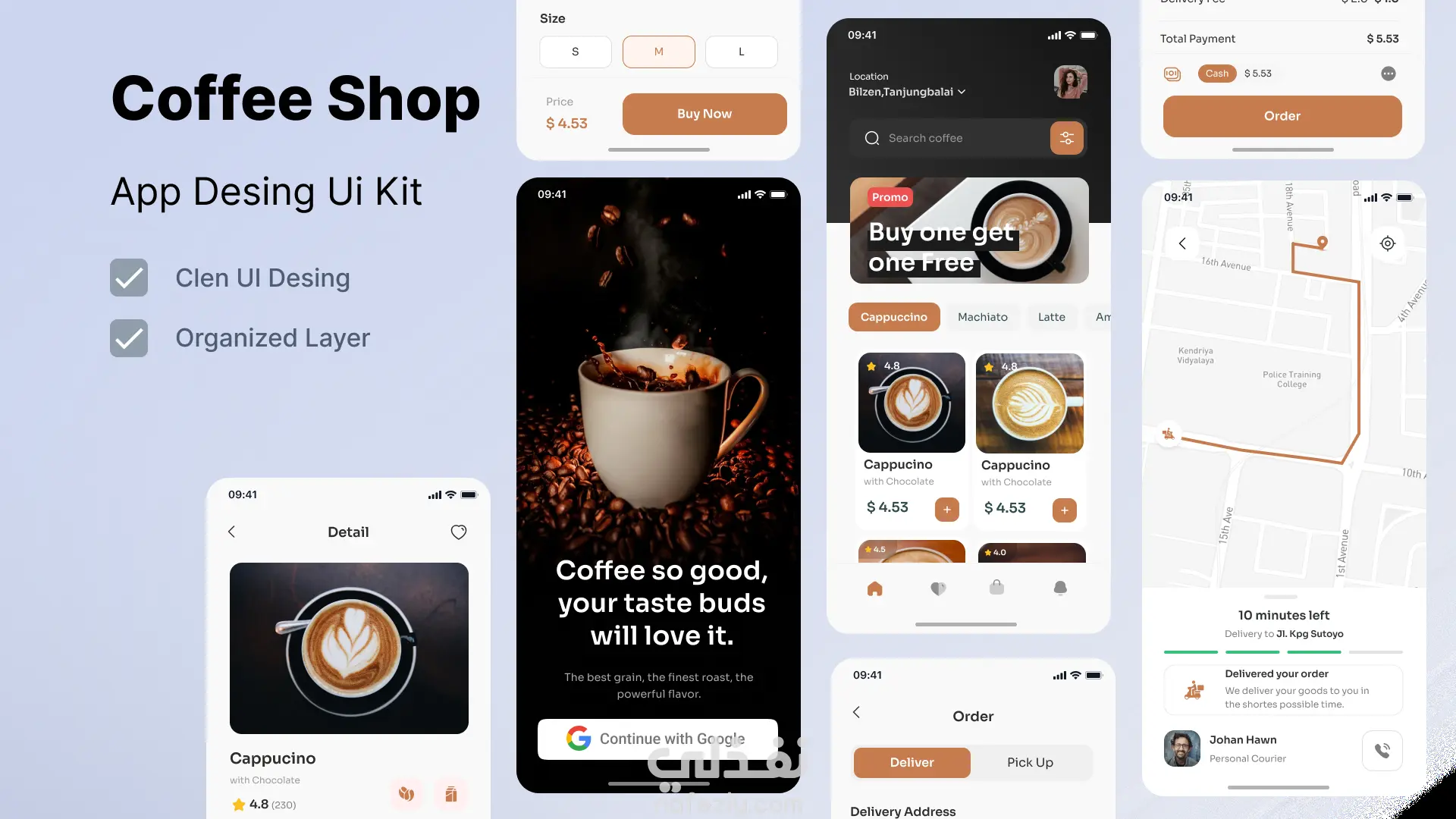 تطبيق Coffee App – متجر القهوة بتصميم عصري باستخدام Flutter